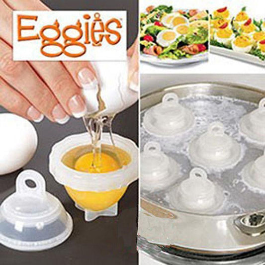 Eggies - Máquina para hacer huevos hervidos (paquete de 6)